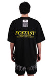 Ecstasy Yellow Smiley Face Oversized T-shirt