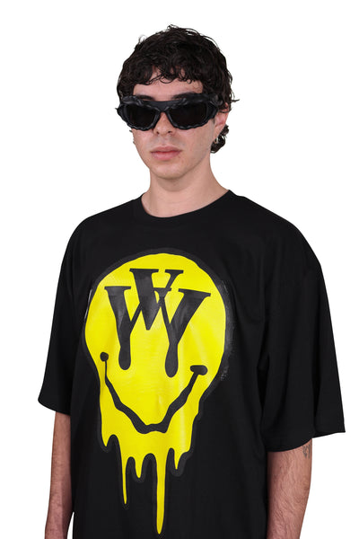 Ecstasy Yellow Smiley Face Oversized T-shirt