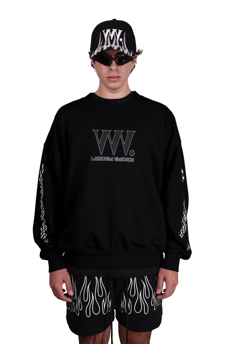 LIMITED EDITION - Black Crewneck Sweater