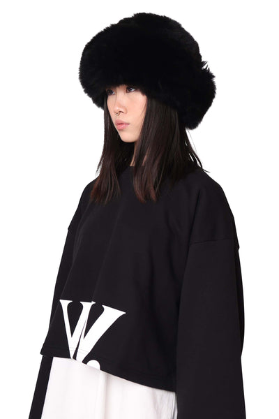 Alpaca Fur Hat / Black