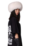 Alpaca Fur Hat / White