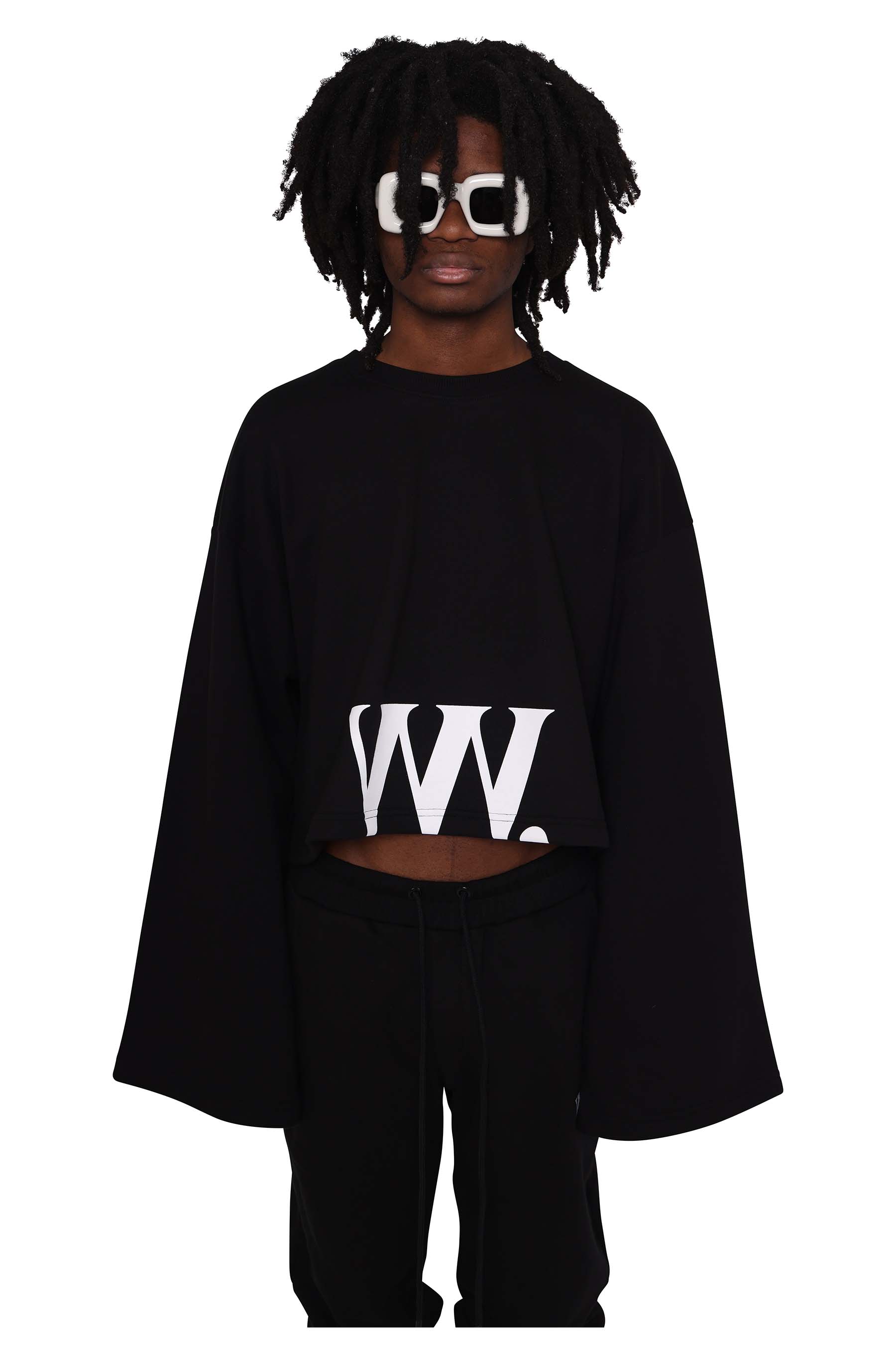Cropped VVV Logo Crewneck Sweater - VVV THE BRAND