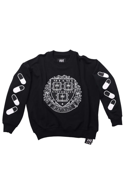 Miami Ecstasy University Crew Neck