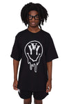 Ecstasy crew-neck t-shirt- Midnight Black