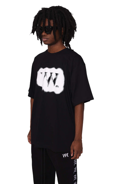 Stencil Logo TEE - Black