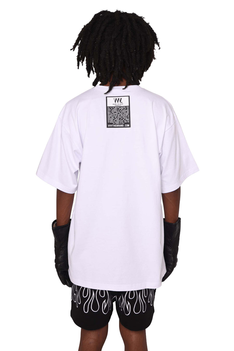 Stencil Logo TEE - White